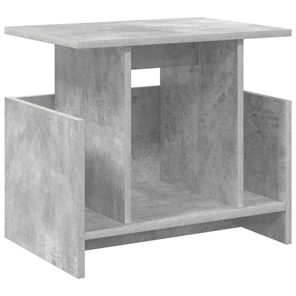 TV-bord 2 pcs Beton Grå 50 x 35 x 45 cm Konstrueret træ