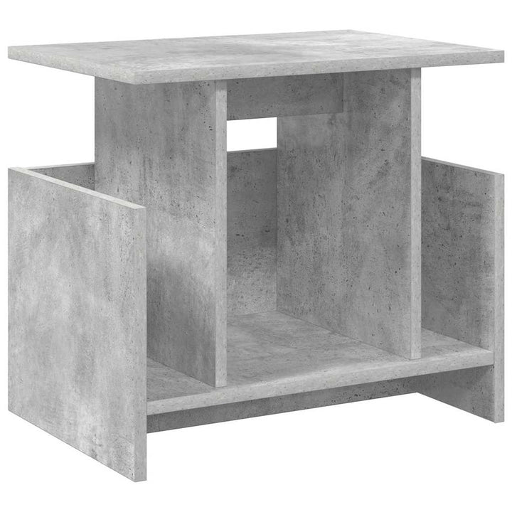 TV-bord 2 pcs Beton Grå 50 x 35 x 45 cm Konstrueret træ