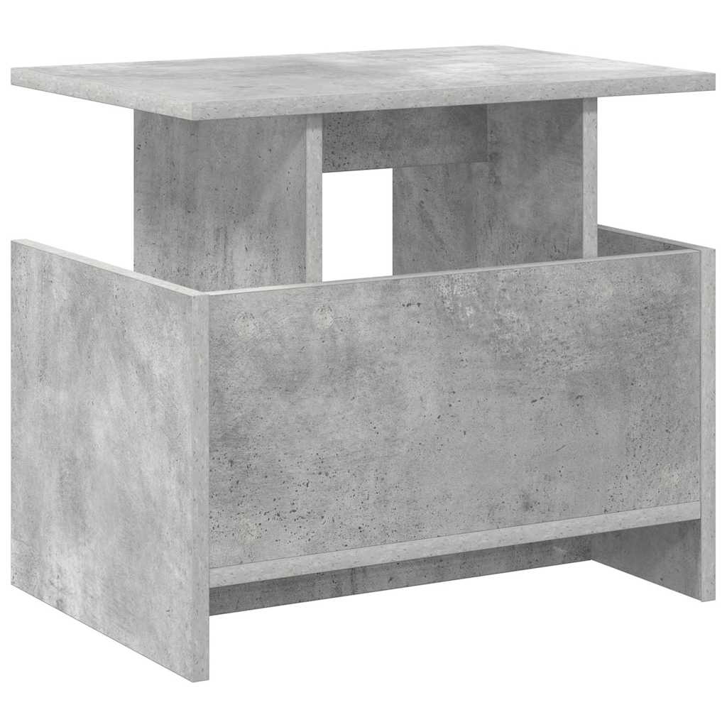 TV-bord 2 pcs Beton Grå 50 x 35 x 45 cm Konstrueret træ
