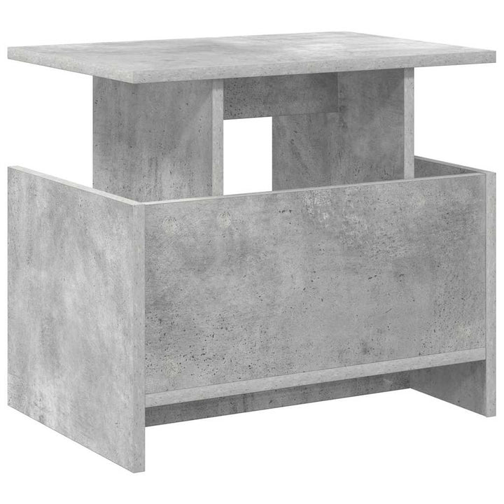 TV-bord 2 pcs Beton Grå 50 x 35 x 45 cm Konstrueret træ