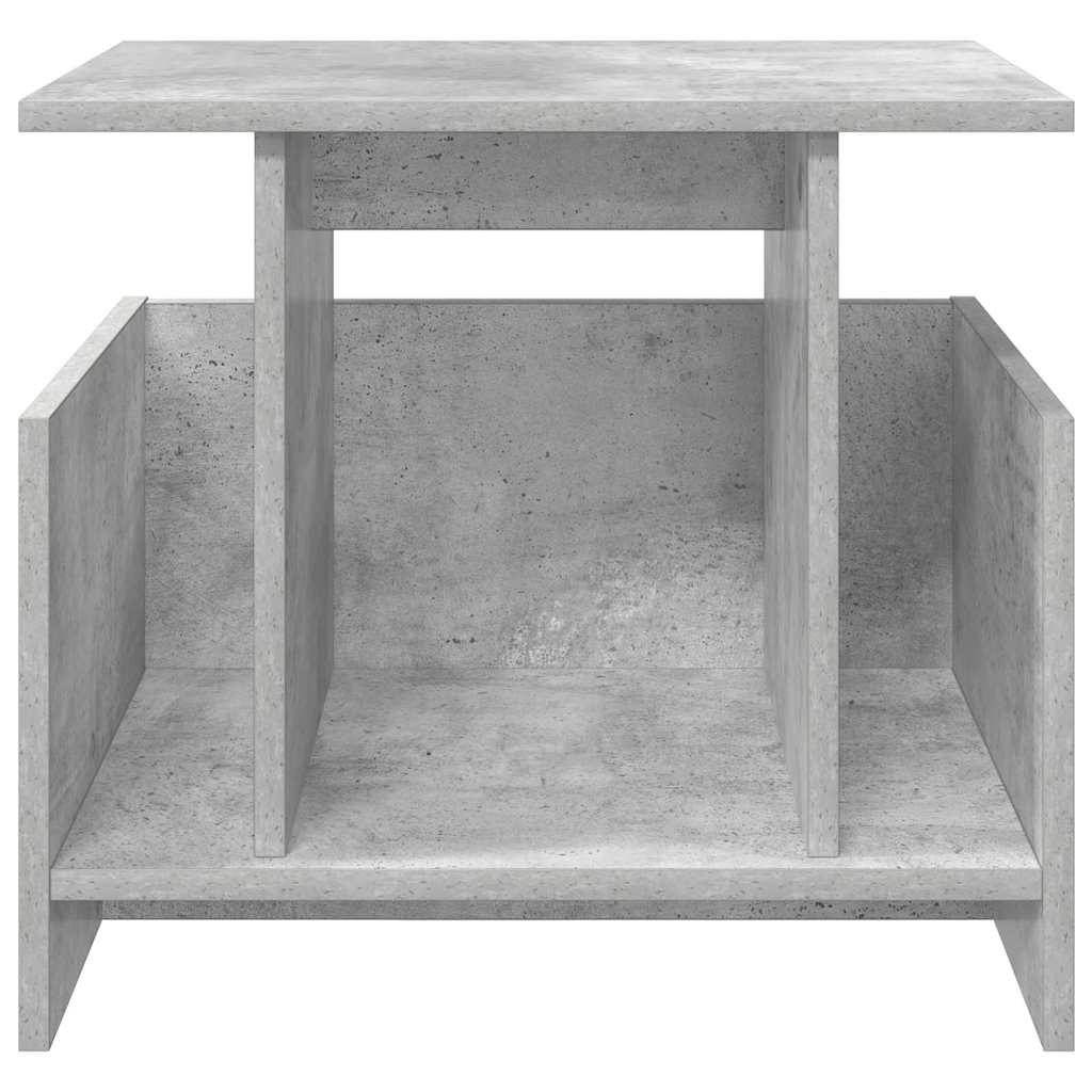TV-bord 2 pcs Beton Grå 50 x 35 x 45 cm Konstrueret træ