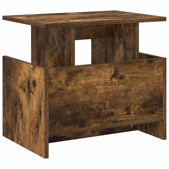 TV-bord 50 x 35 x 45 cm Røget eg Konstrueret træ