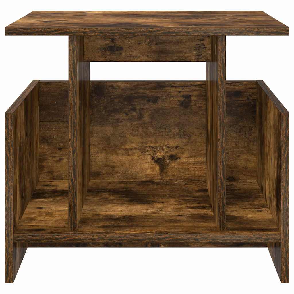 TV-bord 50 x 35 x 45 cm Røget eg Konstrueret træ