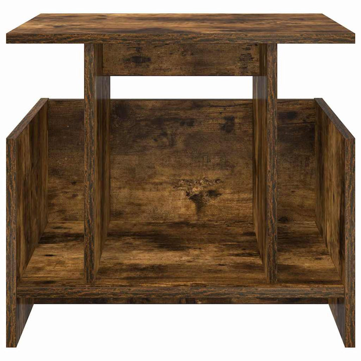 TV-bord 50 x 35 x 45 cm Røget eg Konstrueret træ