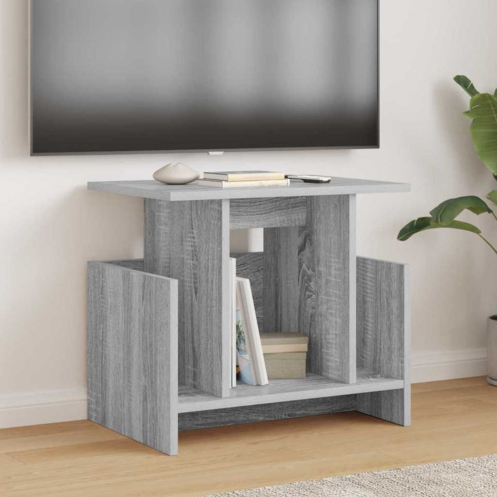 TV-bord 50 x 35 x 45 cm Grå Sonoma Konstrueret træ