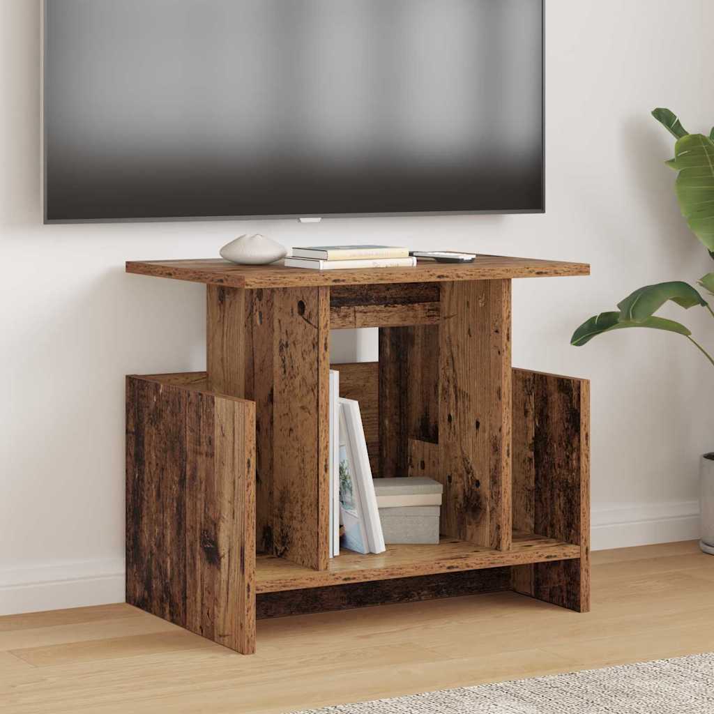 TV-bord 2 pcs Gammelt træ 50 x 35 x 45 cm Konstrueret træ