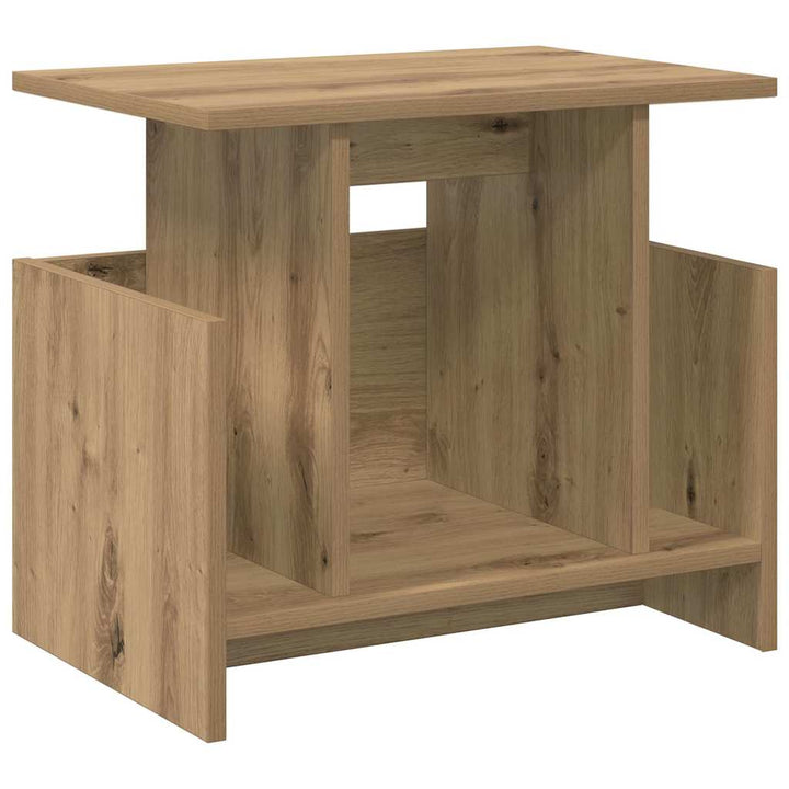 TV-bord 2 pcs Artisan Egetræ Konstrueret træ
