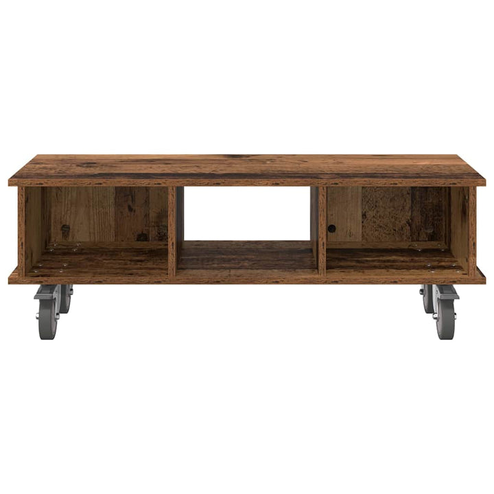 TV-bord Gammelt træ 100 x 35 x 35 cm Konstrueret træ