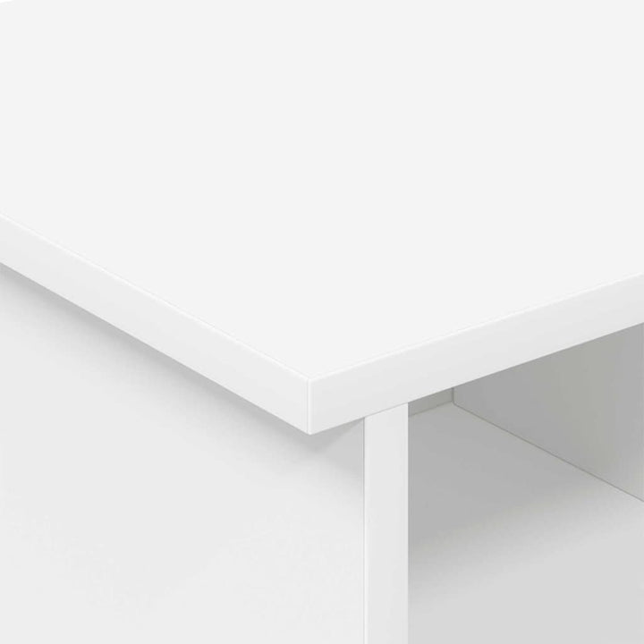 TV-bord 68,5 x 35 x 35 cm Hvid Konstrueret træ