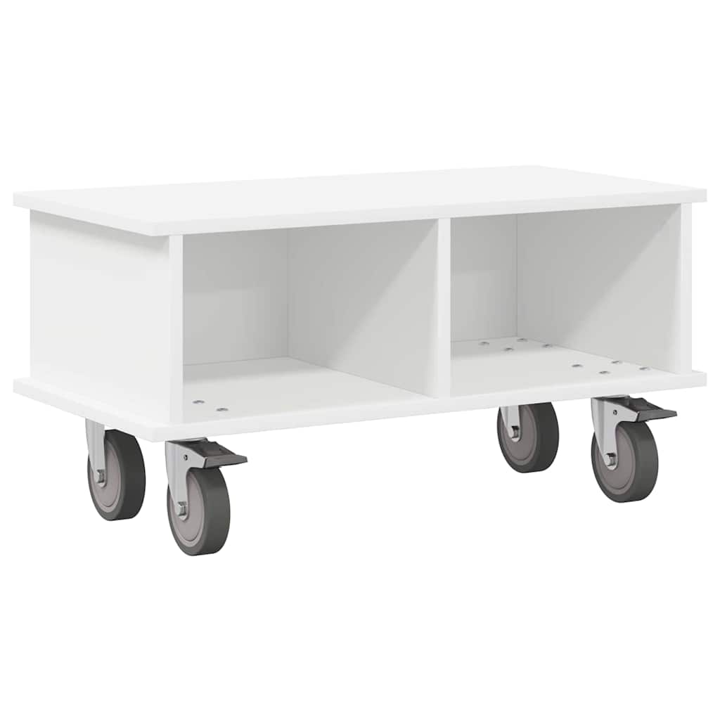 TV-bord Hvid 68,5 x 35 x 35 cm Konstrueret træ