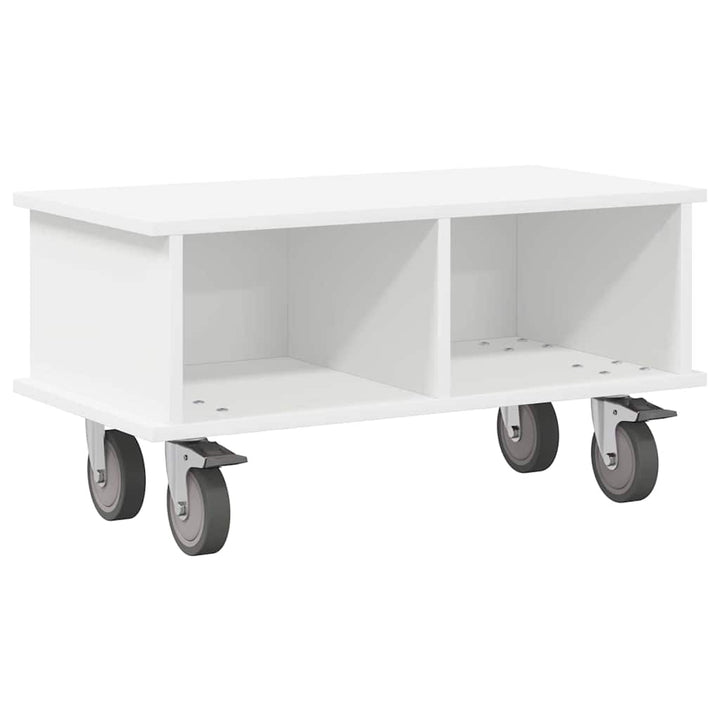 TV-bord Hvid 68,5 x 35 x 35 cm Konstrueret træ