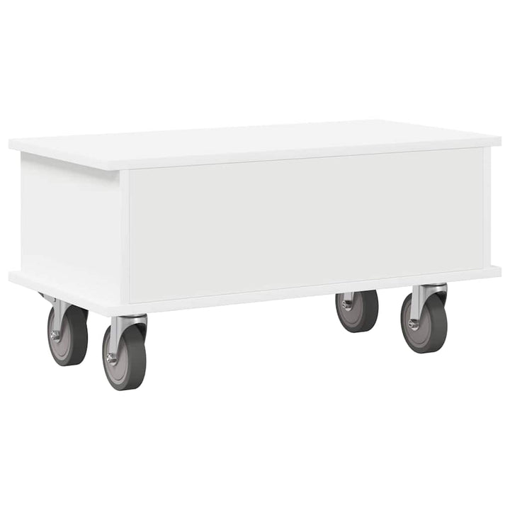 TV-bord 68,5 x 35 x 35 cm Hvid Konstrueret træ