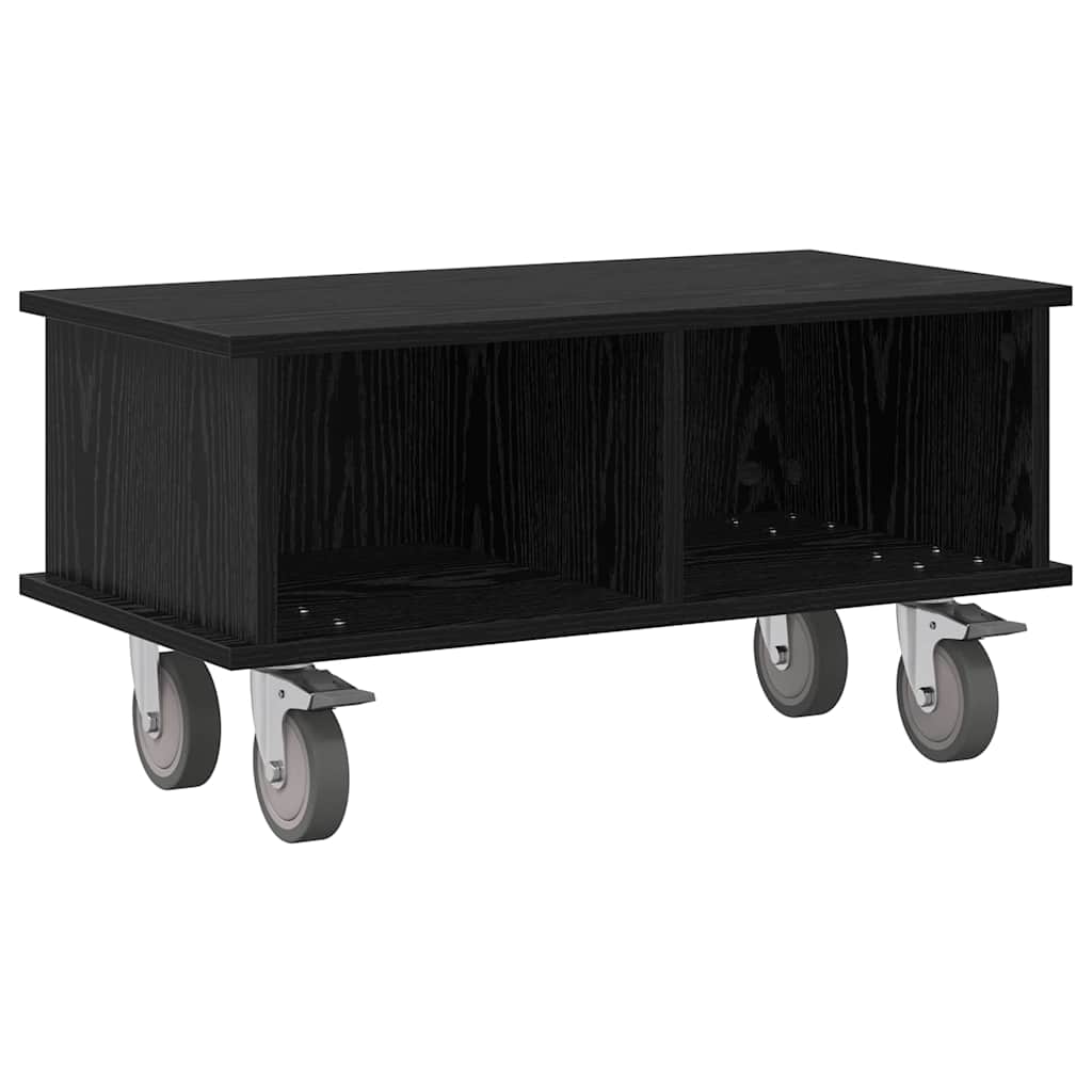 TV-bord Sort eg 68,5 x 35 x 35 cm Konstrueret træ