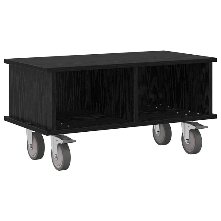 TV-bord 68,5 x 35 x 35 cm Sort eg Konstrueret træ