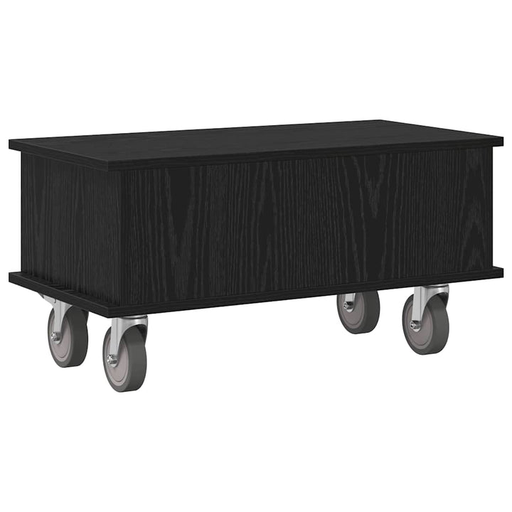 TV-bord Sort eg 68,5 x 35 x 35 cm Konstrueret træ