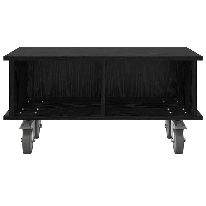 TV-bord Sort eg 68,5 x 35 x 35 cm Konstrueret træ