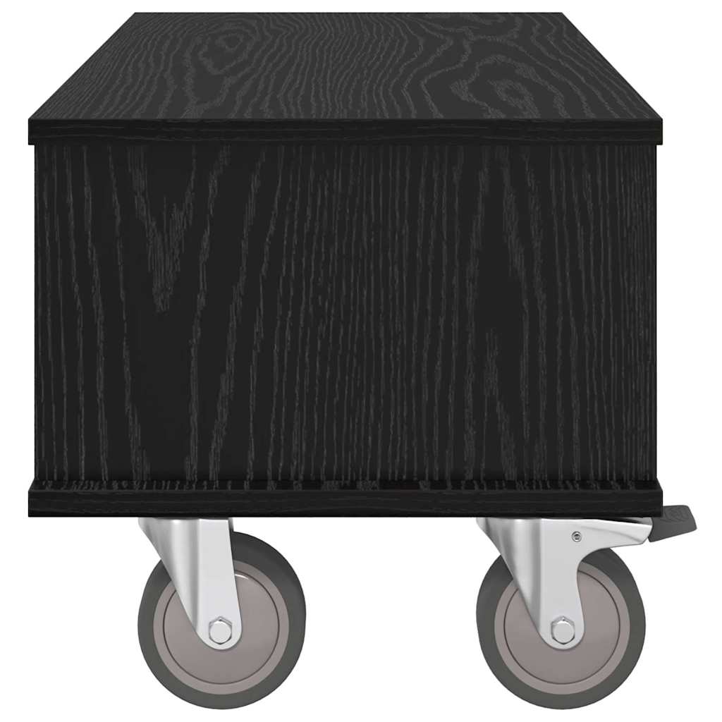 TV-bord Sort eg 68,5 x 35 x 35 cm Konstrueret træ