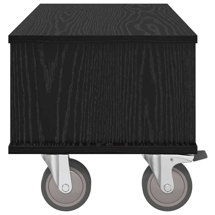 TV-bord 68,5 x 35 x 35 cm Sort eg Konstrueret træ