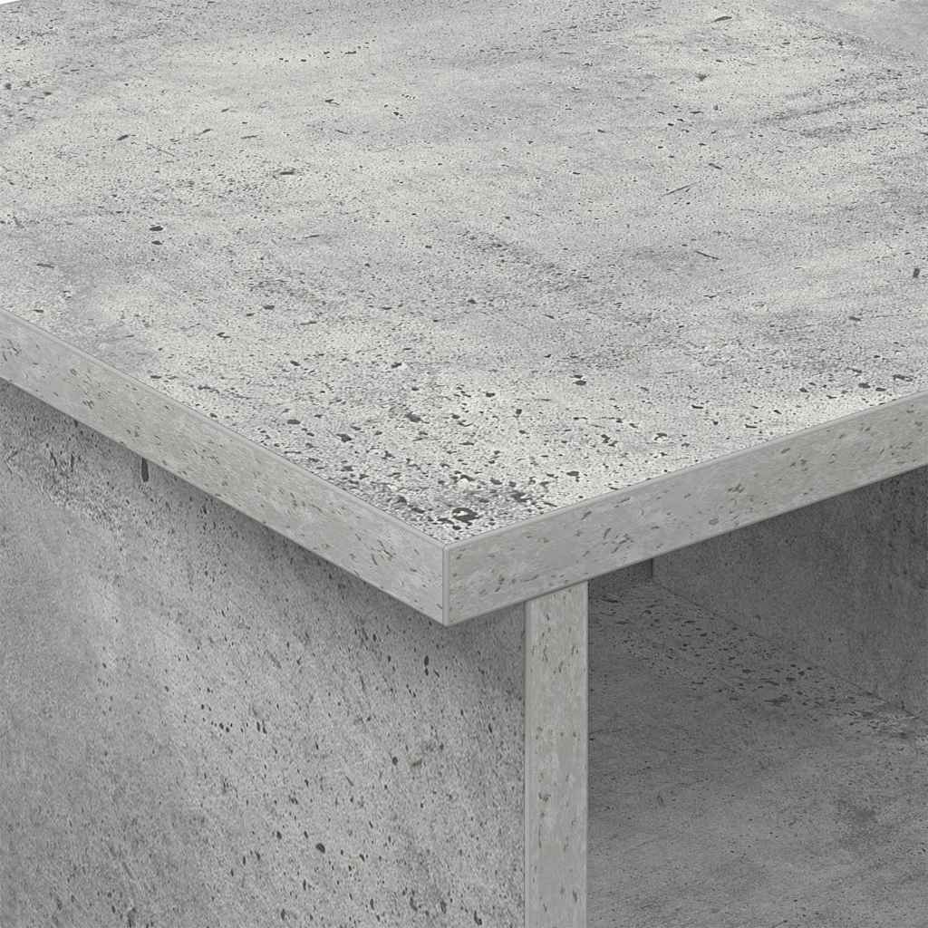 TV-bord Beton Grå 68,5 x 35 x 35 cm Konstrueret træ