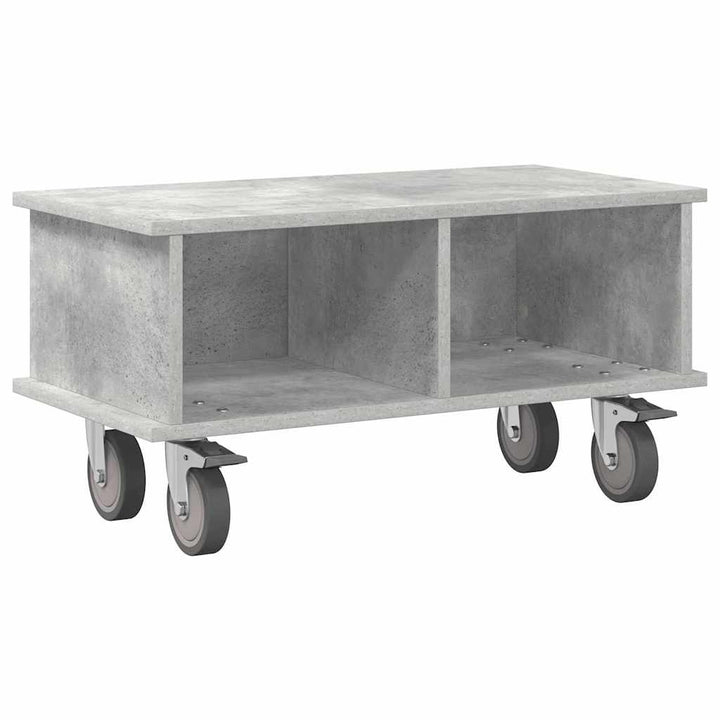 TV-bord Beton Grå 68,5 x 35 x 35 cm Konstrueret træ