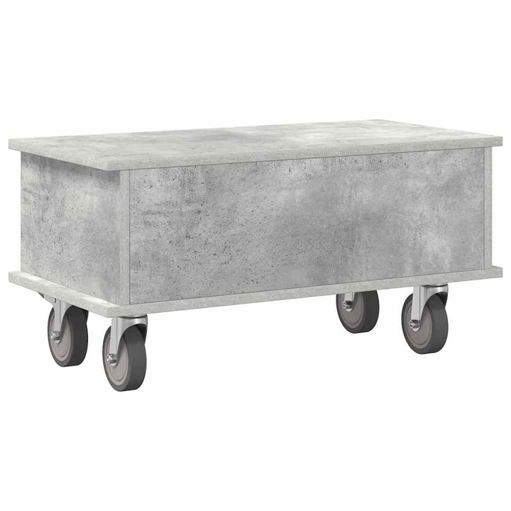 TV-bord Beton Grå 68,5 x 35 x 35 cm Konstrueret træ