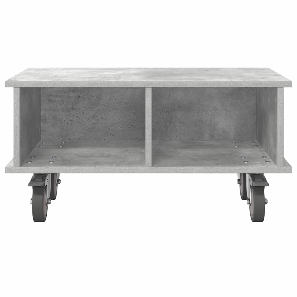 TV-bord Beton Grå 68,5 x 35 x 35 cm Konstrueret træ
