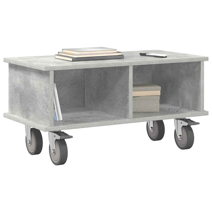 TV-bord Beton Grå 68,5 x 35 x 35 cm Konstrueret træ