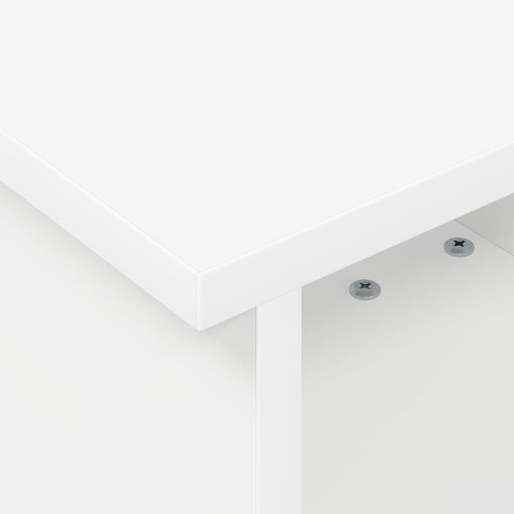 TV-bord 37 x 35 x 35 cm Hvid Konstrueret træ
