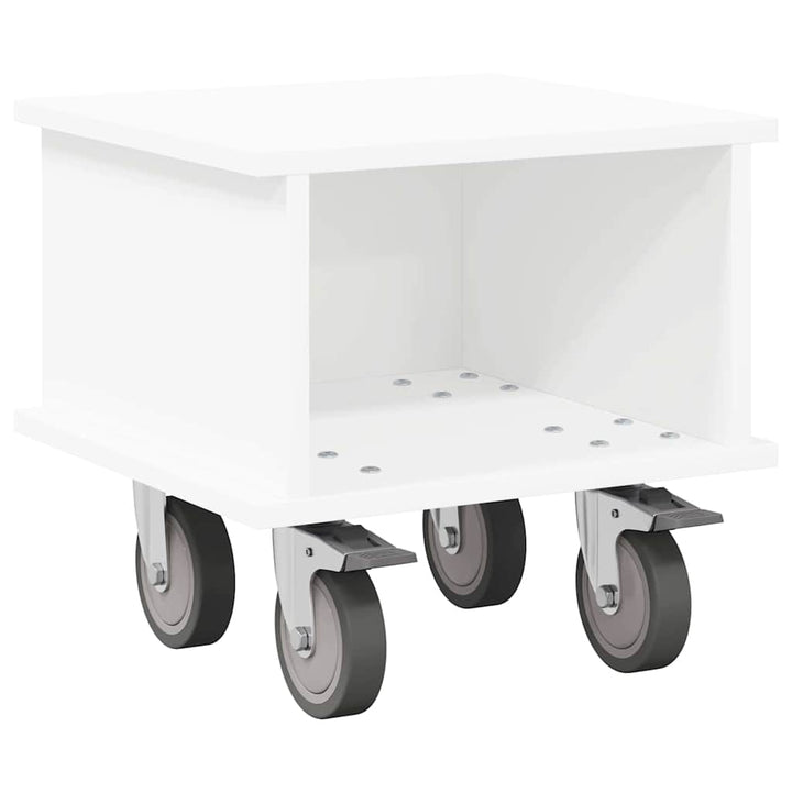 TV-bord Hvid 37 x 35 x 35 cm Konstrueret træ