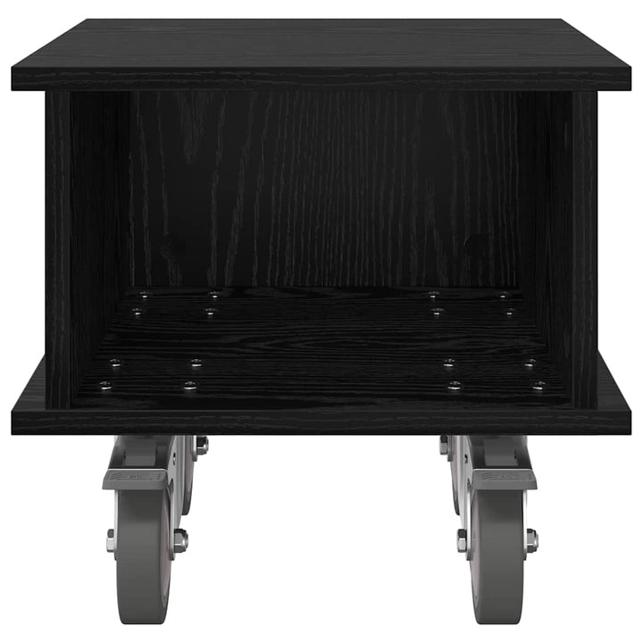 TV-bord 37 x 35 x 35 cm Sort eg Konstrueret træ