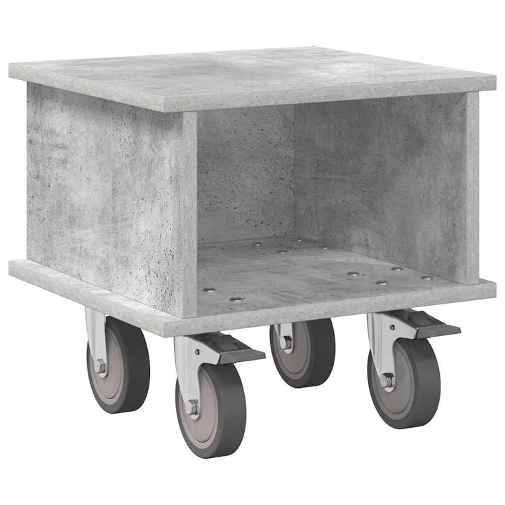 TV-bord 37 x 35 x 35 cm Beton Grå Konstrueret træ