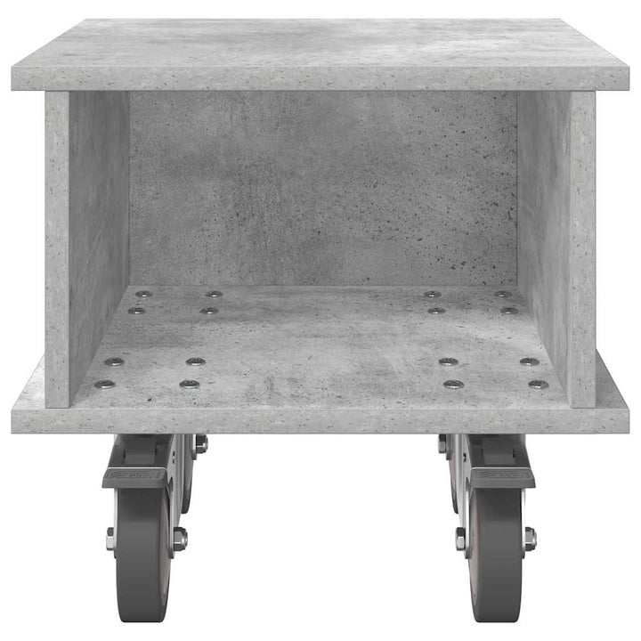 TV-bord 37 x 35 x 35 cm Beton Grå Konstrueret træ