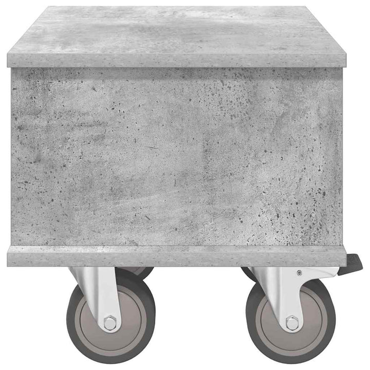 TV-bord 37 x 35 x 35 cm Beton Grå Konstrueret træ