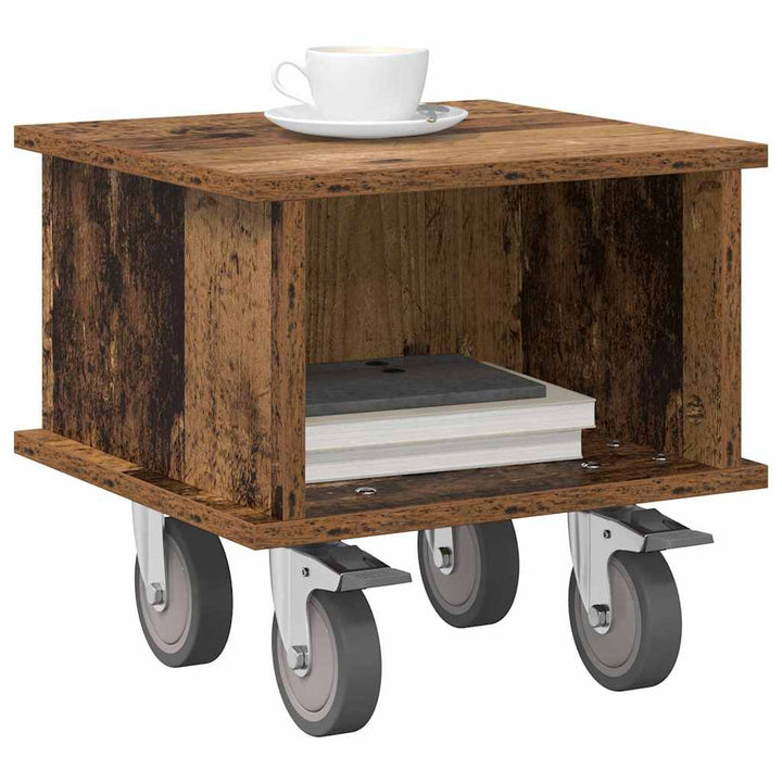 TV-bord Gammelt træ 37 x 35 x 35 cm Konstrueret træ