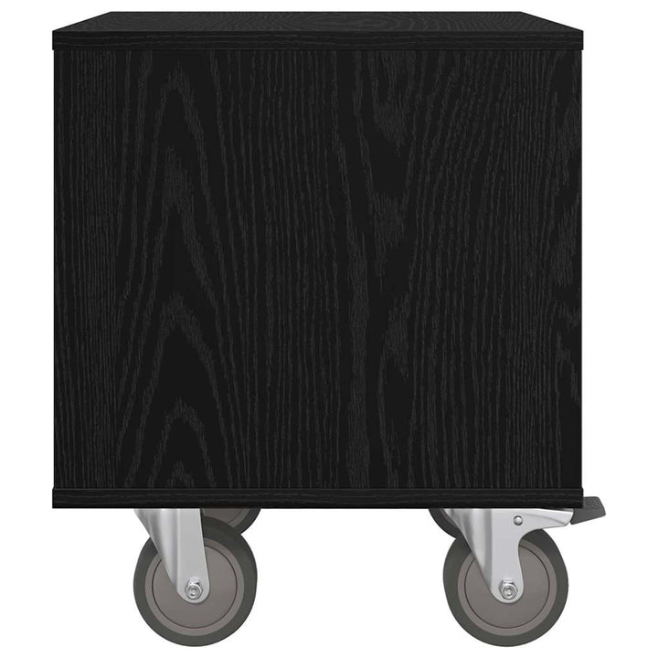 Sengebord Sort eg 40,5 x 40 x 48 cm Konstrueret træ