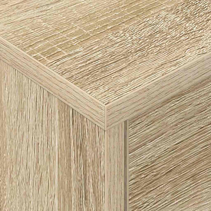 Sengebord 2 stk. Sonoma eg 40,5 x 40 x 48 cm Konstrueret træ