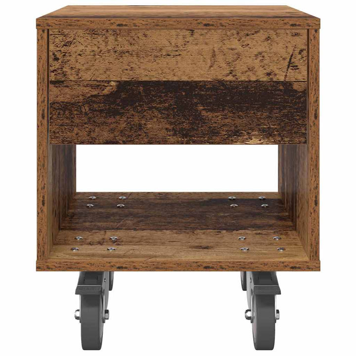 Sengebord Gammelt træ 40,5 x 40 x 48 cm Konstrueret træ