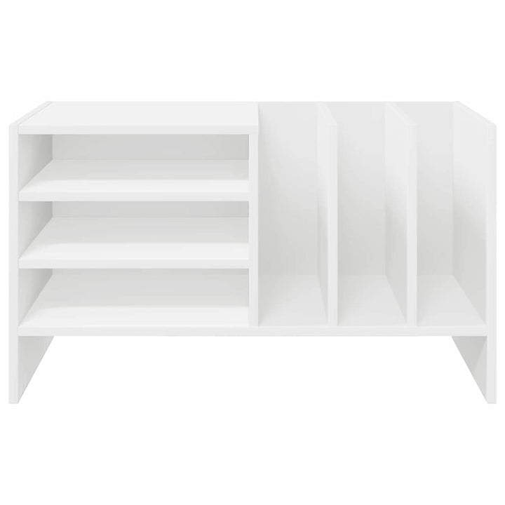 Pladeskab Hvid 78,5 x 35 x 45 cm Konstrueret træ