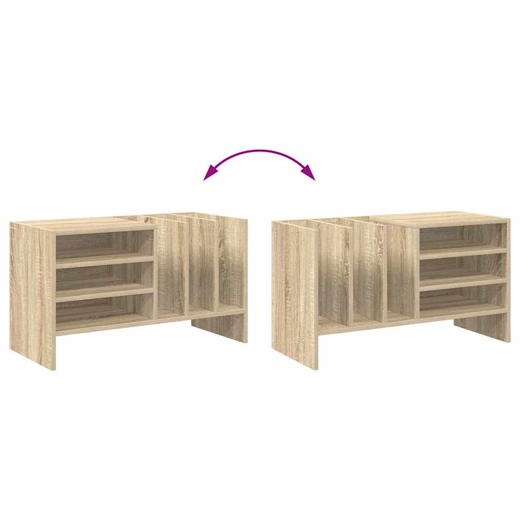 Pladeskab med hylde Sonoma eg 78,5 x 35 x 45 cm Konstrueret træ