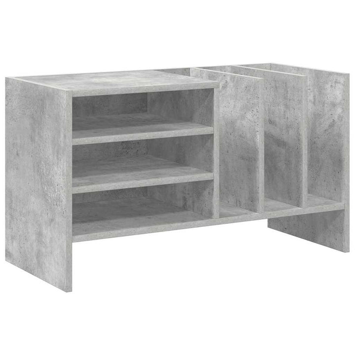 Pladeskab Beton Grå 78,5 x 35 x 45 cm Konstrueret træ
