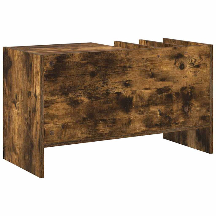 Pladeskab Røget eg 78,5 x 35 x 45 cm Konstrueret træ