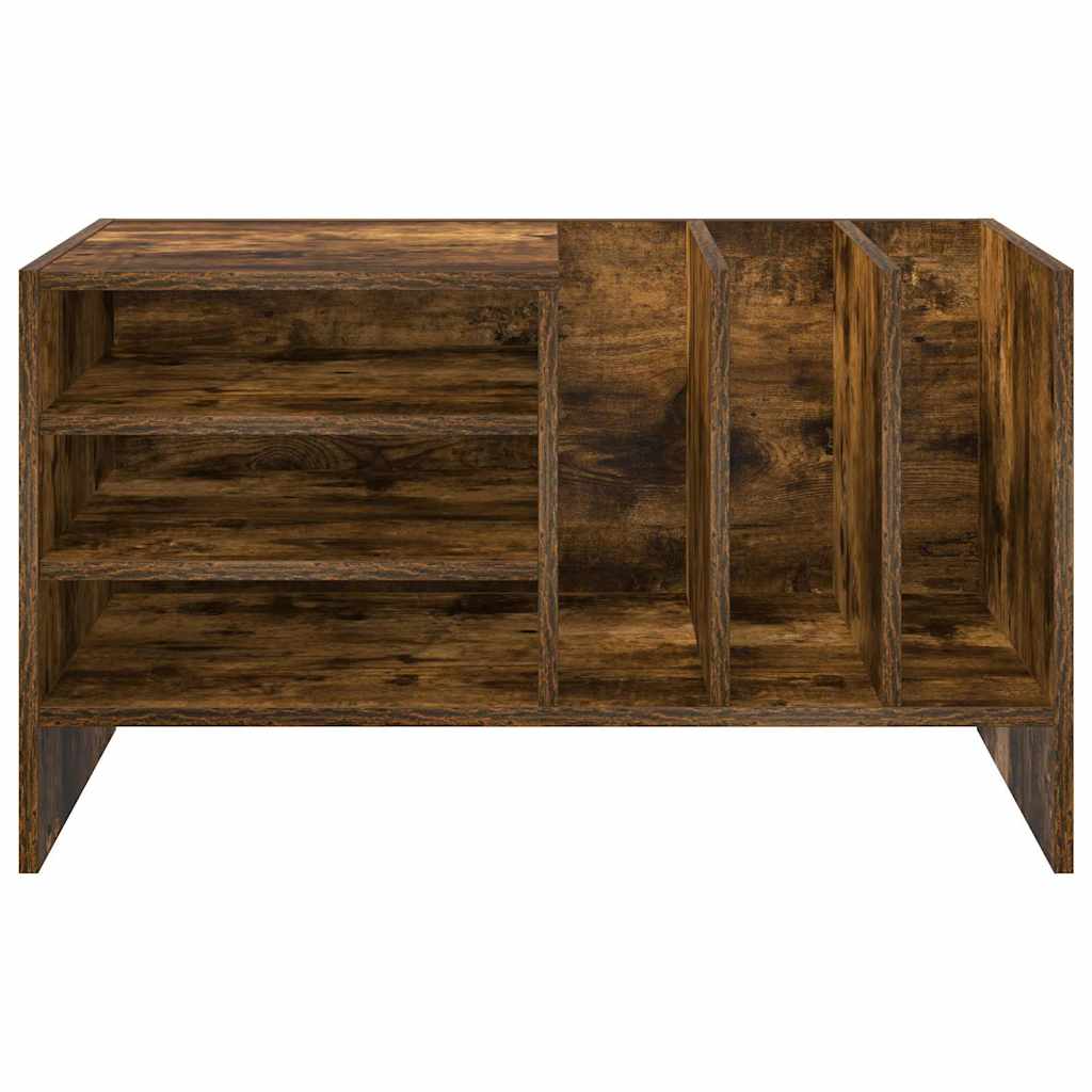 Pladeskab Røget eg 78,5 x 35 x 45 cm Konstrueret træ
