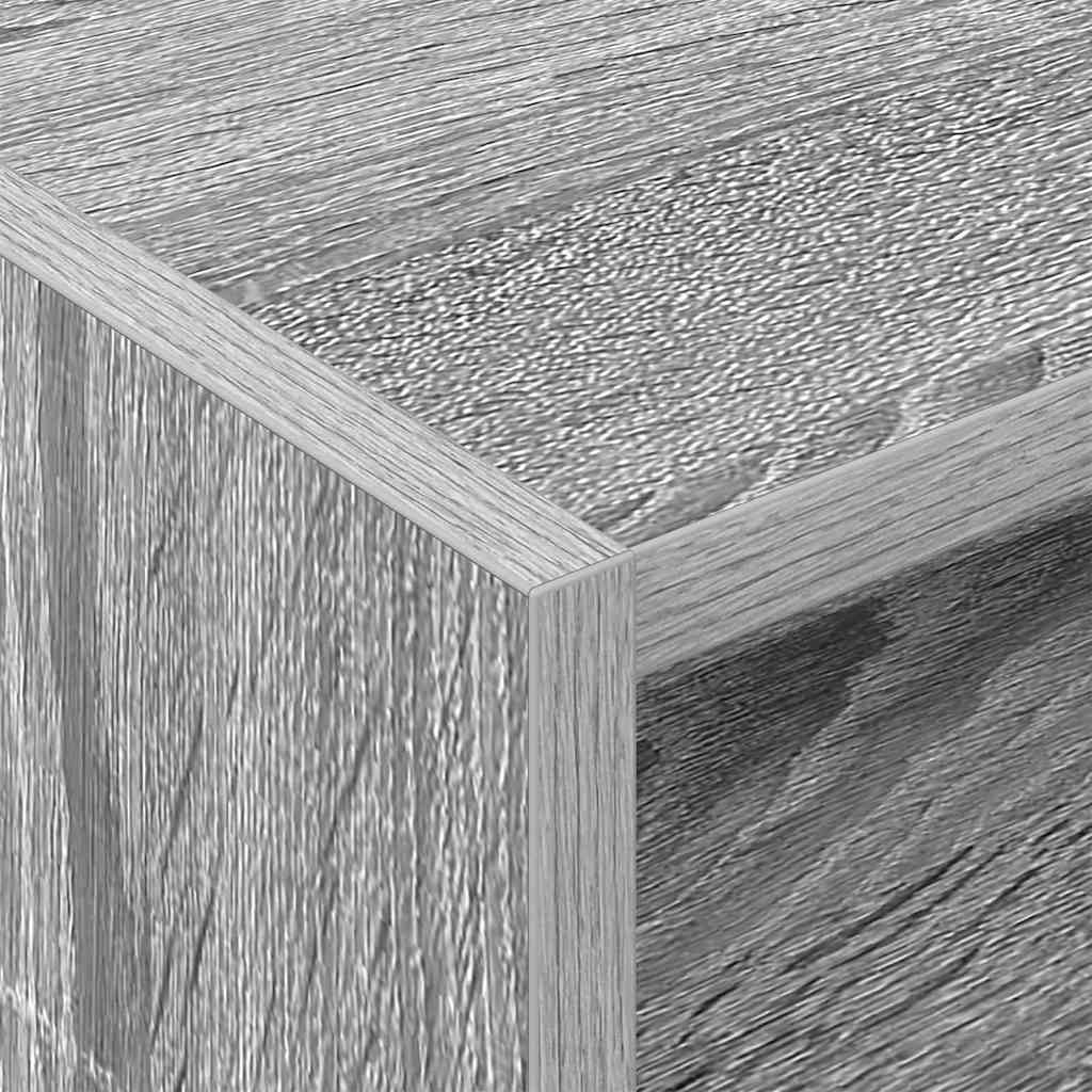 Pladeskab Grå Sonoma 78,5 x 35 x 45 cm Konstrueret træ