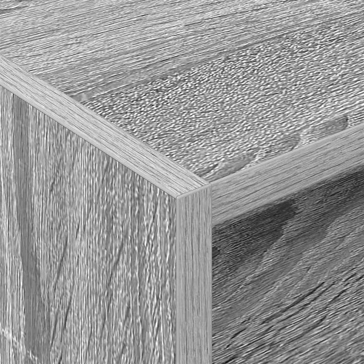 Pladeskab Grå Sonoma 78,5 x 35 x 45 cm Konstrueret træ