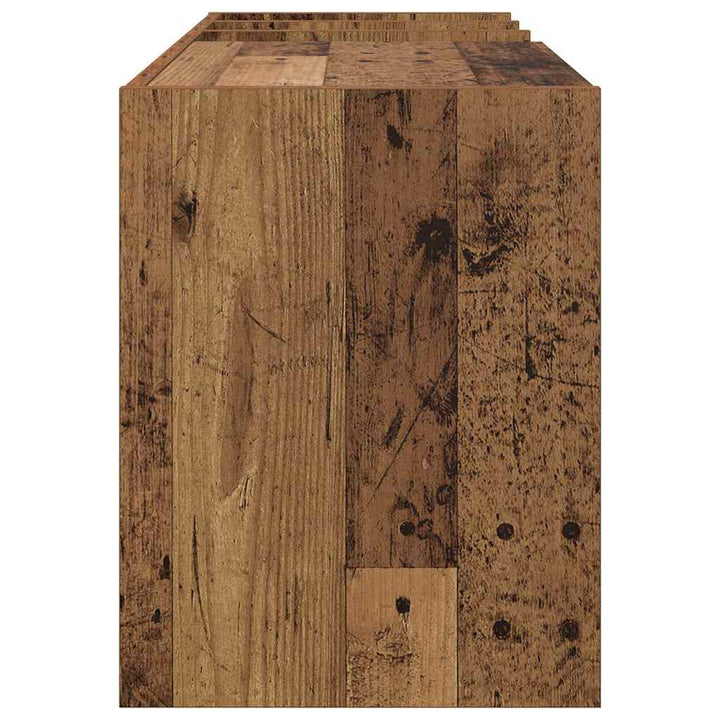 Pladeskab Gammelt træ 78,5 x 35 x 45 cm Konstrueret træ