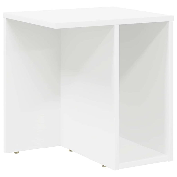 Endebord Hvid 37 x 32 x 40 cm Konstrueret træ