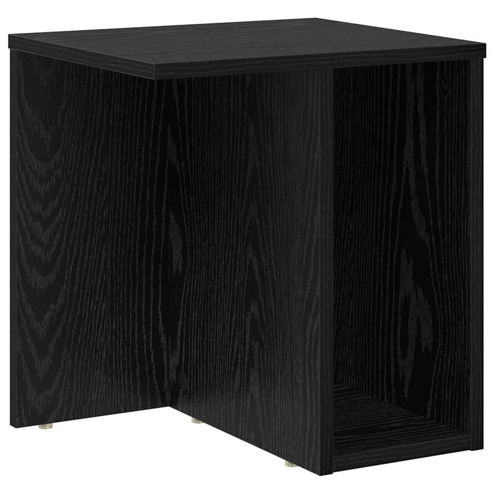 Endebord Sort eg 37 x 32 x 40 cm Konstrueret træ
