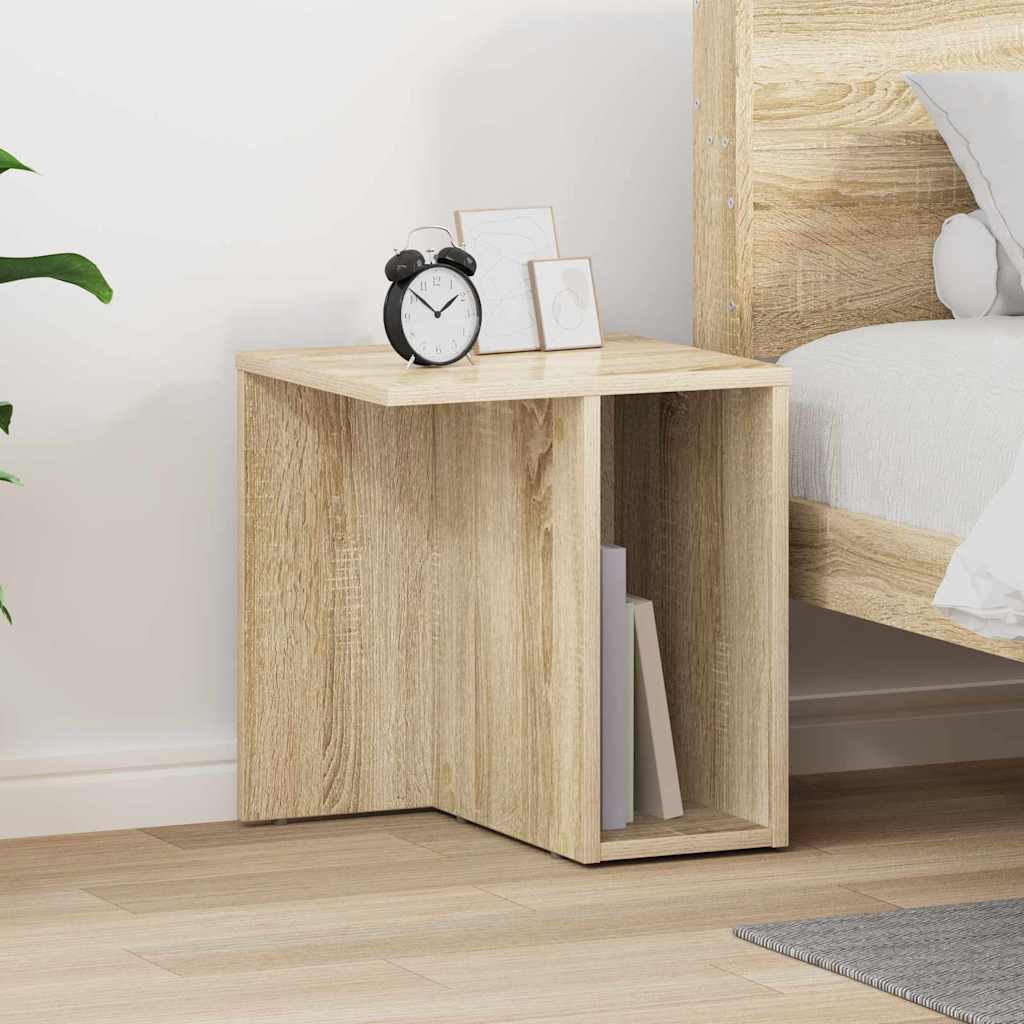 Endebord Sonoma eg 37 x 32 x 40 cm Konstrueret træ