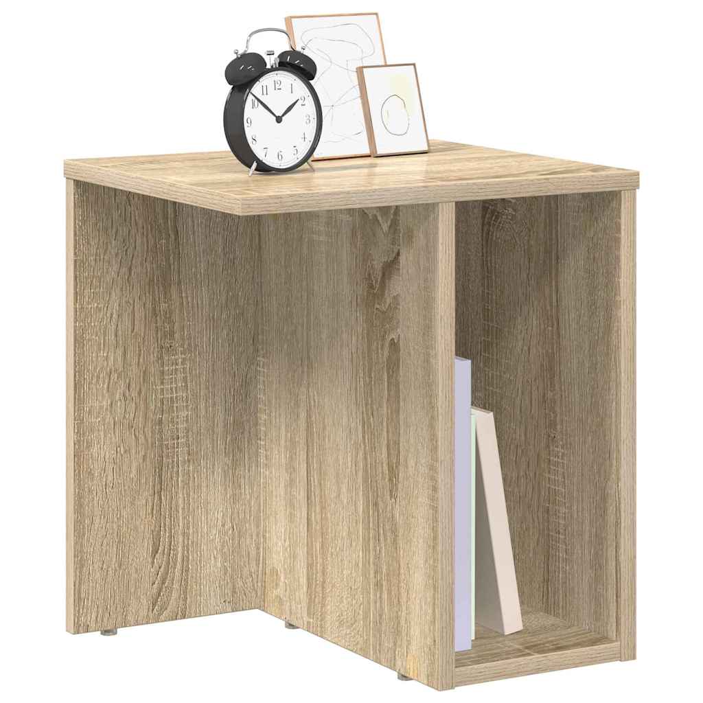 Endebord Sonoma eg 37 x 32 x 40 cm Konstrueret træ
