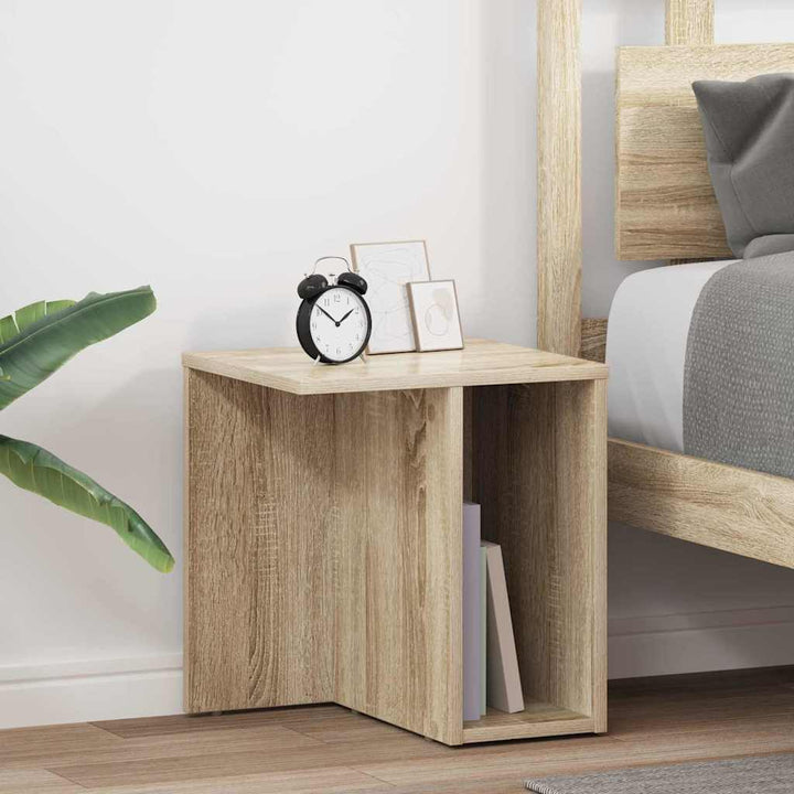 Endebord 2 pcs Sonoma eg 37 x 32 x 40 cm Konstrueret træ